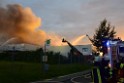 Grossbrand Halle Troisdorf Kriegsdorf Junkersring P288